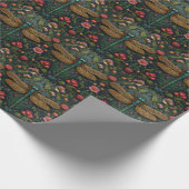 Elegante libel boho botanische cadeaupapier (Hoek)