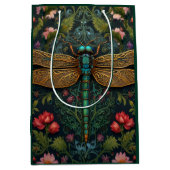 Elegante  libel boho botanische medium cadeauzakje (Voorkant)