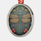 Elegante  libel boho botanische metalen ornament (Links)