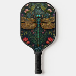 Elegante libel boho botanische pickleball paddle
