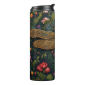 Elegante  libel boho botanische thermosbeker (Gedraaid links)
