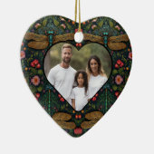 Elegante  libel botanische keramisch ornament (Rechts)