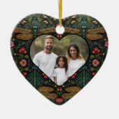 Elegante  libel botanische keramisch ornament (Voorkant)