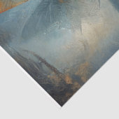 Elegante libel op gradiënt blauwe achtergrond tissuepapier (Detail)