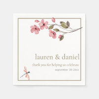 Elegante libel stoffige roze wilde bloem