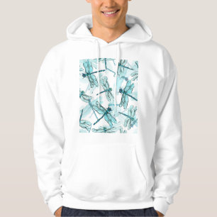 Elegante libellen: Waterverf Wonder Hoodie
