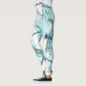 Elegante libellen: Waterverf Wonder Leggings (Links)