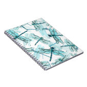 Elegante libellen: Waterverf Wonder Notitieboek (Rechterzijde)