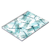 Elegante libellen: Waterverf Wonder Notitieboek (Linkerzijde)