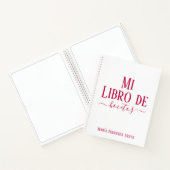 Elegante libro de bocetos blanco regalo para ella notitieboek (Binnen)