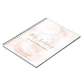 Elegante lichaamsmodellering contouring spa notitieboek (Linkerzijde)