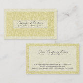 Elegante Licht Gouden Tonen Glitter & Sparkles 2 Visitekaartje (Voorkant / Achterkant)