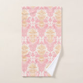 Elegante Licht Roze Damast Handdoek (Handdoek)