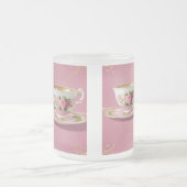 Elegante Licht Roze Keramische Thee Cup Matglas Koffiemok (Center)