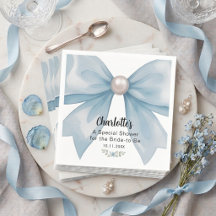 Elegante lichtblauwe aquarel lint Custom