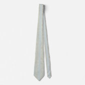 Elegante Lichtblauwe Vintage Botanische Stropdas (Voorkant)
