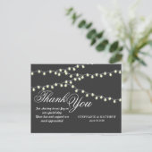 Elegante lichtbundels briefkaart (Staand voorkant)