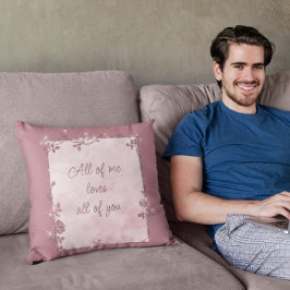 Elegante lichte Bourgondische Sparkle Lijst Valent Kussen