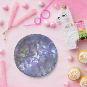 Elegante lichte paarse bloemenlavendelhortensia's papieren bordje (Feest)