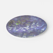 Elegante lichte paarse bloemenlavendelhortensia's papieren bordje (Gekanteld)