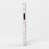 Elegante lichte poederroze aangepaste quote Case-Mate iPhone case (Achterkant/rechts)