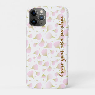 Elegante lichte poederroze aangepaste quote Case-Mate iPhone case