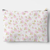 Elegante lichte roze monogram patroon tas (Achterkant)