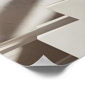 Elegante lichtgrijze achtergrond poster (Hoek)