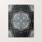 Elegante lichtgrijze kruispuzzel legpuzzel (Verticaal)