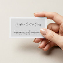 Elegante Lichtgrijze Script Professionele