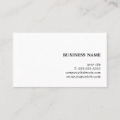 Elegante lichtgroene Faux Gold Line Consultant Visitekaartje (Achterkant)