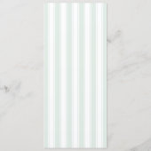 Elegante Lichtgroene Menutemplate Menu (Achterkant)