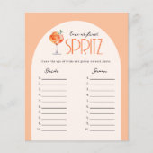 Elegante liefde bij eerste Spritz Vrijgezellenfees (Voorkant)