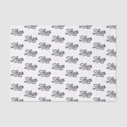 Elegante liefde decoupage tissuepapier (Voorkant)