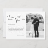 Elegante liefde en Bedankt bruiloft (Voorkant)