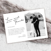 Elegante liefde en Bedankt bruiloft