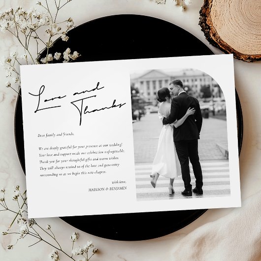 Elegante liefde en Bedankt bruiloft