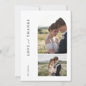 Elegante liefde en Bedankt Modern Arch Wedding (Voorkant)