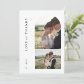 Elegante liefde en Bedankt Modern Arch Wedding (Staand voorkant)