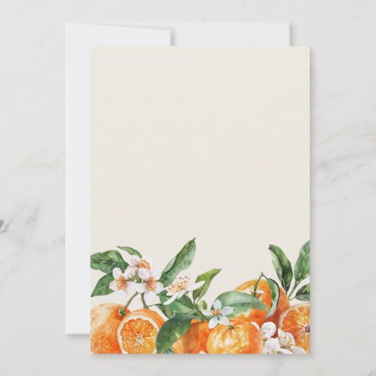 Elegante liefde in het Vrijgezellenfeest van First Kaart (Achterkant)