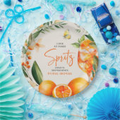 Elegante liefde in het Vrijgezellenfeest van First Papieren Bordje (Feest)