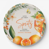 Elegante liefde in het Vrijgezellenfeest van First Papieren Bordje (Voorkant)