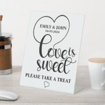 Elegante liefde is zoete kalligrafie hart