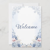 Elegante liefde: onze bruiloft kaart (Achterkant)