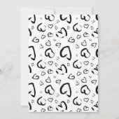 Elegante liefde romantische Valentijnsdag paar fot Kaart (Achterkant)