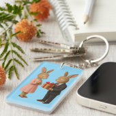 🔑 Elegante liefde Sleutelhanger – de perfecte all (Voorkant Rechts)