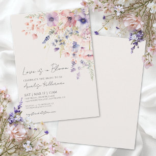 Elegante Liefde Staat In Bloei Bruidsjurk Bruiloft Kaart