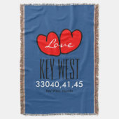 ELEGANTE LIEFDE THROW_ZIPCODE DEKEN (Voorkant Verticaal)