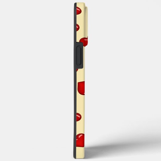 elegante liefhebbers Rode hartritme op het klasbei Case-Mate iPhone Case (Achterkant / Rechts)
