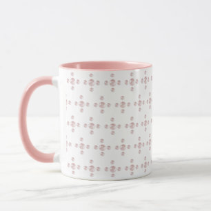 Elegante lieve stippen mok